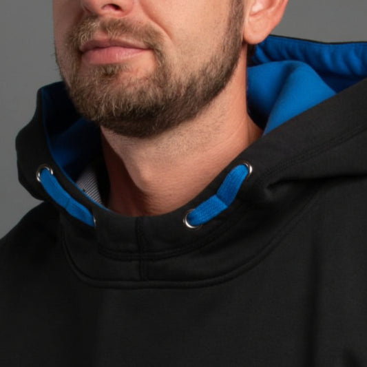 DLZ Hoodie BLACK-Blue