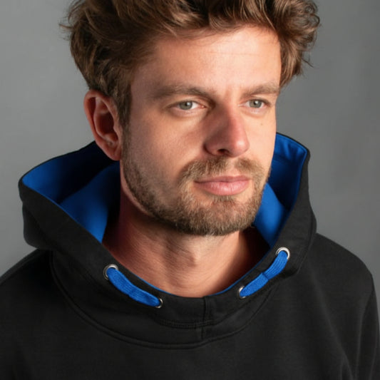 DLZ Hoodie BLACK-Blue