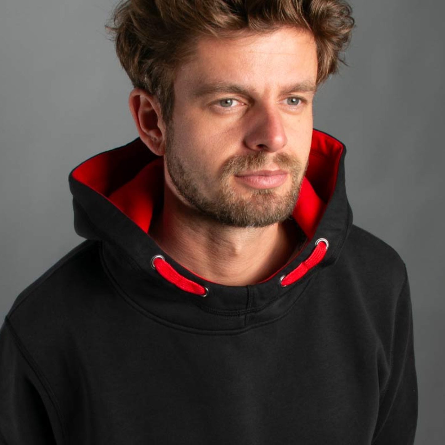 DLZ Hoodie BLACK-Red