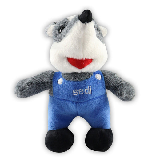 sedi das sympathische Firmenmaskottchen Blau (SEDLMAYER)