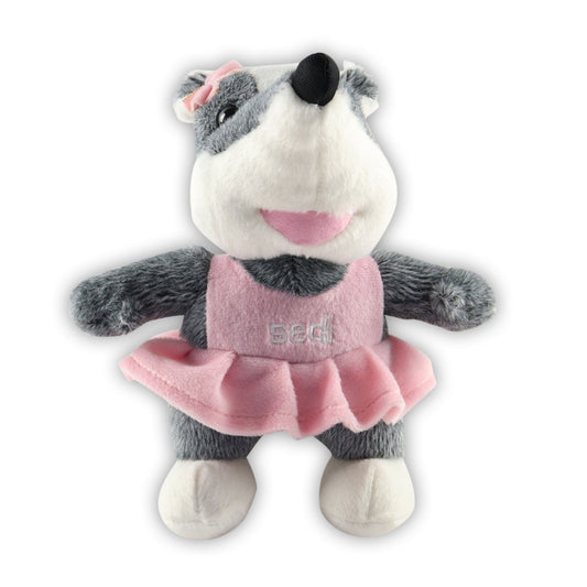 sedi das sympathische Firmenmaskottchen Rosa (SEDLMAYER)