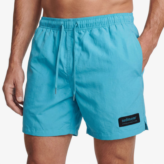 türkisfarbene badehose