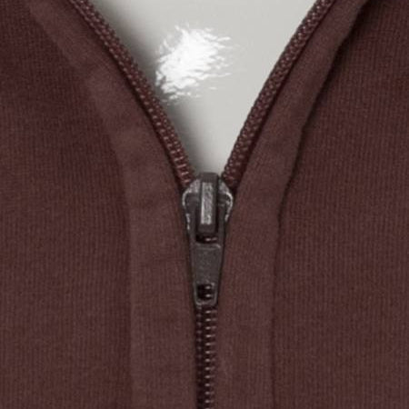 MUTSCH Zip-Hoody color: BRAUN