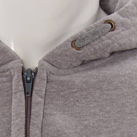 MUTSCH Zip-Hoody color: DUNKELGRAU