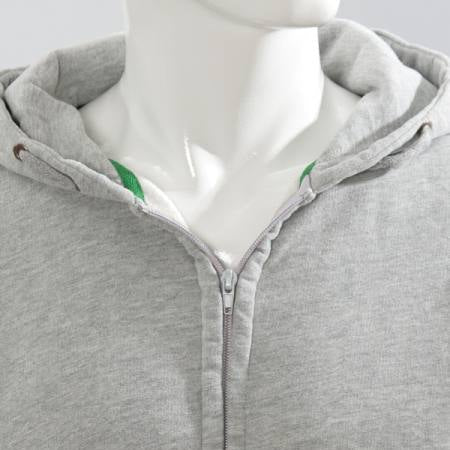 MUTSCH Zip-Hoody color: HELLGRAU