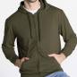 Preview: Kapuzenpullover mit Reissverschluss in Olive